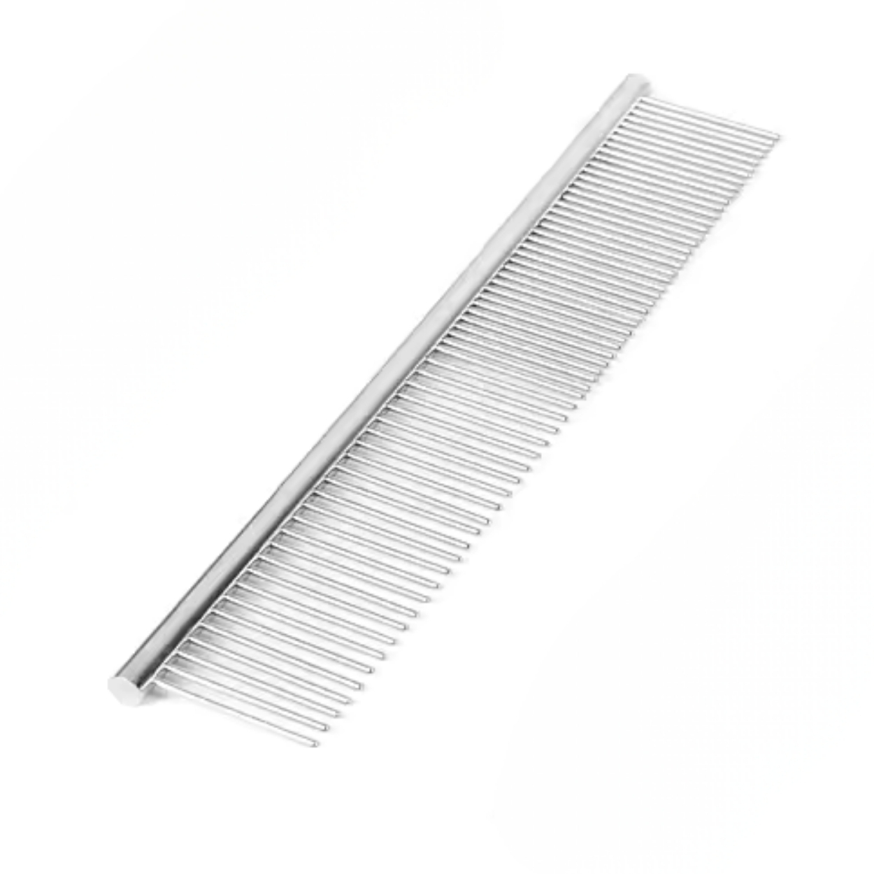 Метален груминг гребен с зъбци 2.5 см – за кучета и котки